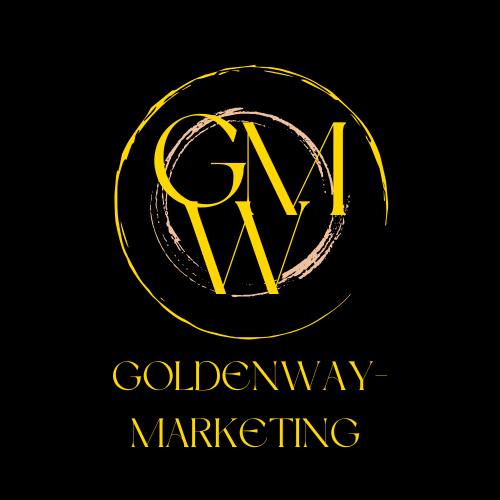 Das Logo von GoldenWay-Marketing